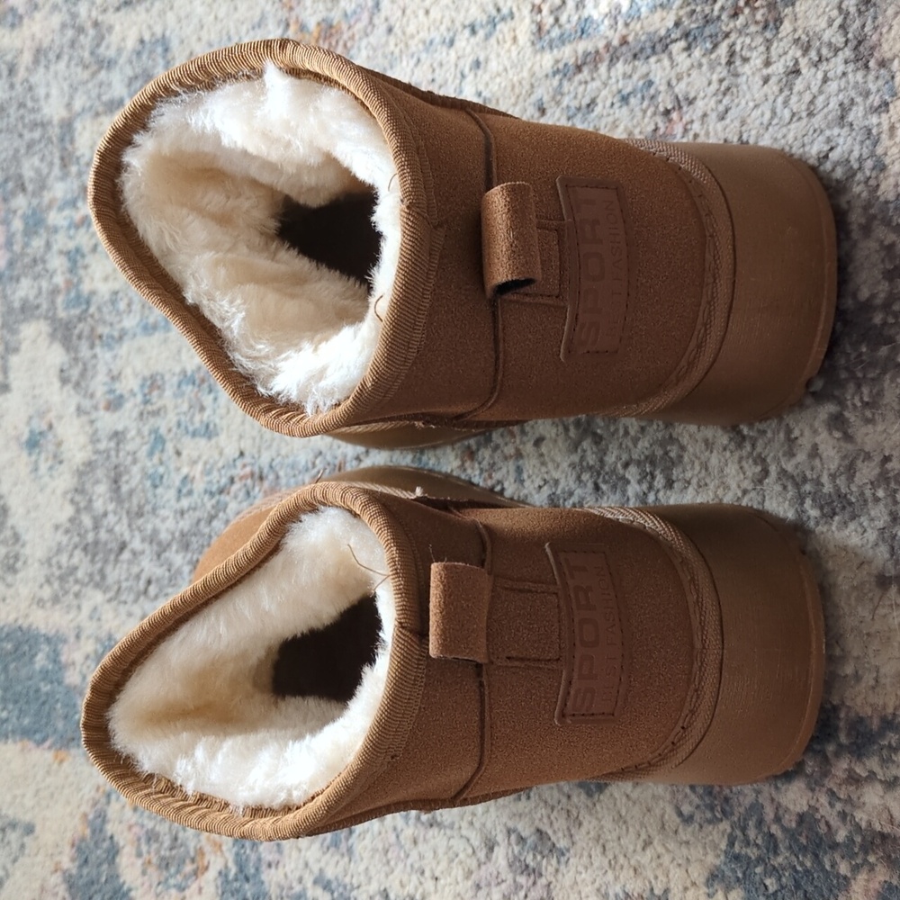 Woman's Cozy Fleece Lined Platform Ankle Boots - Picture 3 of 5
